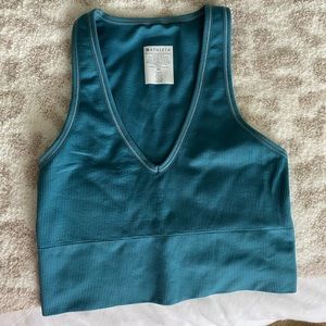 Athleta Aurora Seamless Crop Rib Tank